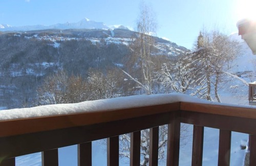 Montchavin Apartment | 150m from resort center, 1st floor, balcony, tv, ski locker, 33m², Montchavin La Plagne