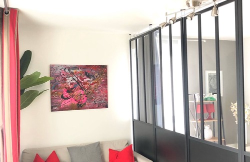 Bourg-Solvardiere Apartment | 15mn Nantes/5mn Atlantis & Zenith spacious T2 of 50m2 with balcony