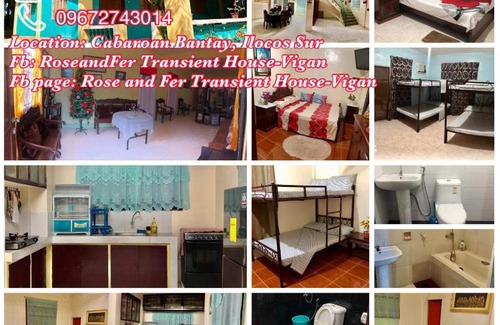 Bantay House | 15pax-2 minutes to Vigan-RoseandFer Transient-2 Bedroom House