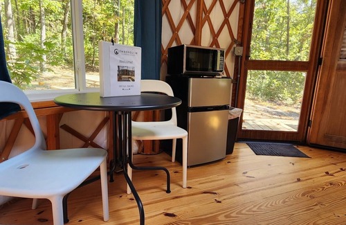 Mill Spring Apartment | 16' Yurt, Dog Friendly, Deck, Dome Skylight, Sleeps 2.