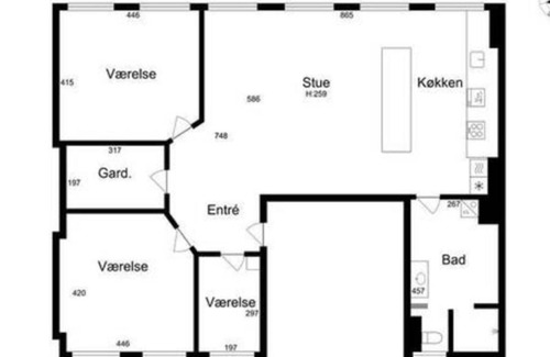 København V Apartment | 165 qm Apartment in the absolut Center of Copenhagen