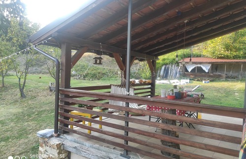 Calizzano House | 1700s renovated farmhouse with fireplace, large garden veranda