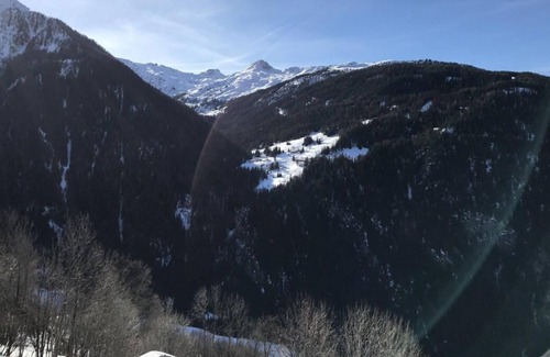 Plan Peisey Apartment | 170m from resort center, 4th floor, view mountain, balcony, ski locker, 24m², Peisey-Vallandry