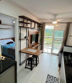 Panamby Apartment | 1710B Est Joao dias - Villa Blue Tree - Apartamento com varanda com Vista Ponte Laguna