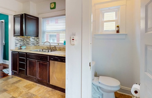 Elkhart House | 1900s home with river views, updated interior, deck, and gas grill - near parks