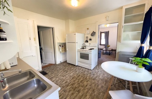 Laramie Apartment | 1920s Home for Extended Stays. Pet-Friendly and Extra Spaces!