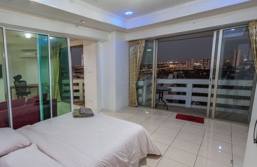 Bang Na Apartment | 19th floor, studio apartment, fast WiFi