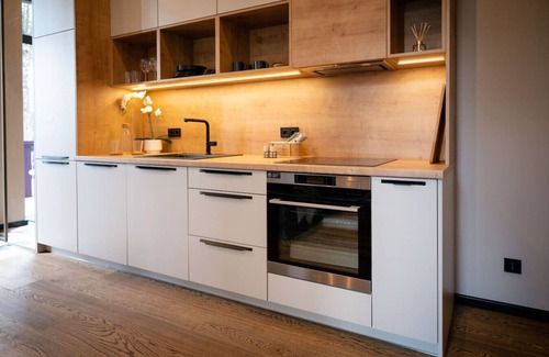 Jurmala Apartment | 1BR with 57m² Terrace Designer Stay in Jūrmala