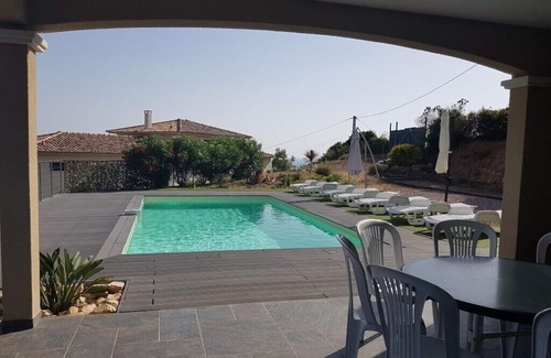 Coti-Chiavari Villa | 1km from unspoilt beaches: Magnificent villa, swimming pool, parking, superb sea view