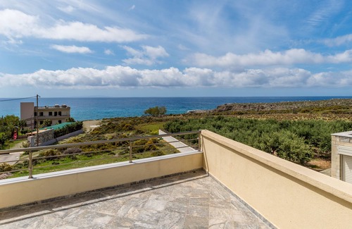 Fragkokastello Apartment | 1st Floor Apartment with view to Libyan Sea