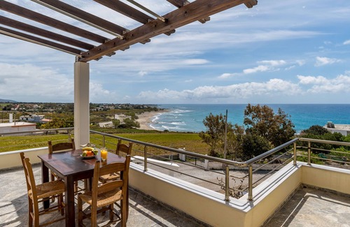 Fragkokastello Apartment | 1st Floor Apartment with view to Libyan Sea