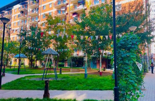 Saburtalo Apartment | 2&1 BR Apartment at Jikia's Green Complex-Central Tbilisi