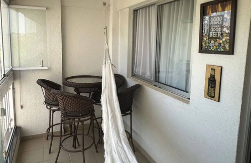 Goiania Apartment | 2/4 apartment facing Bernardo Elis Park with beautiful sunset