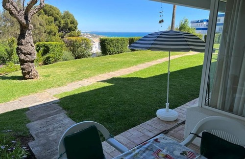 Albufeira Apartment | 2 bed 2 bath ground floor apt with sea views, air con and Wi-Fi