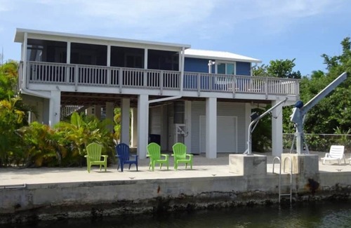 Port Pine Heights House | 2 Bedroom/2 Bath Canal Home in Big Pine - Great Boating Access!