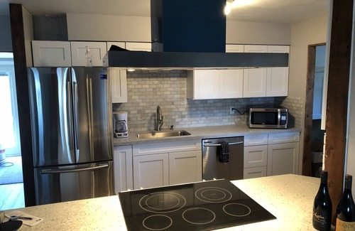 Dreamland Villa House | 2 bedroom 2 bath Modern Farmhouse w/Backyard and Firepit