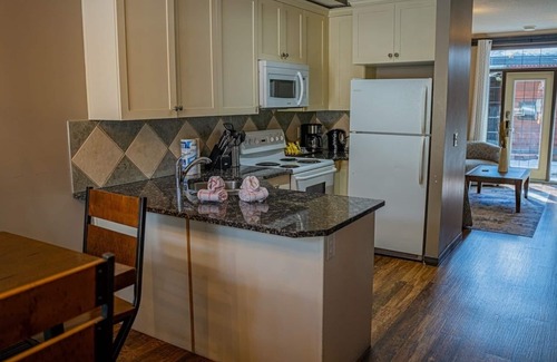 Cougar Creek Condo | 2 Bedroom Condo at Mystic Springs Chalets & Hot Pools