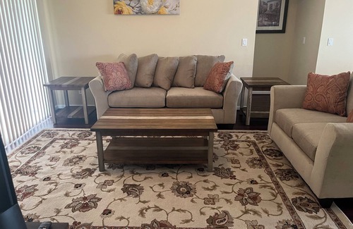 Mason Condo | 2-bedroom condo in fantastic Mason with AC, WiFi