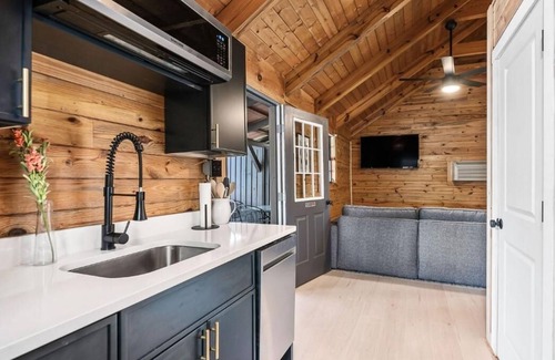Allons Cabin | 2 Bedroom Fox Den Cabin 12 - 2 bedrooms, Sleep sofa and a kitchenette