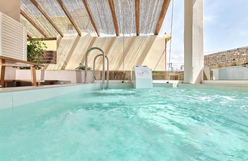 Melidoni Villa | 2 bedroom Villa with heated swimming pool-Spa whirlpool-BBQ!