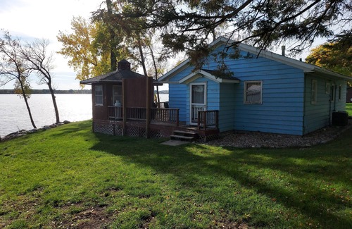 Ortonville Cabin | 2 BR. cabin w/150' lakeshore on Big Stone Lake. Property has gorgeous views!