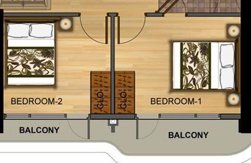 Makati Apartment | 2-BR Deluxe @ ACQUA Livingstone 3807