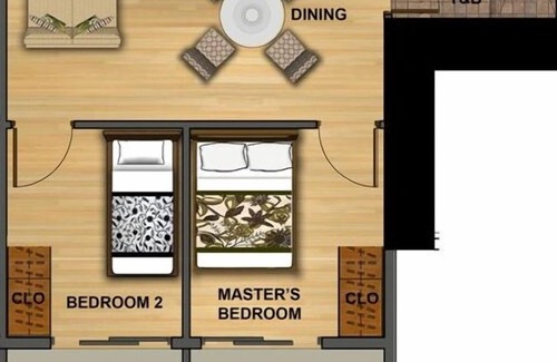 Makati Apartment | 2-BR Superior @ ACQUA Sutherland 1819