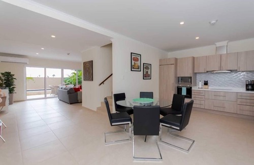 Oranjestad-West House | 2 BR townhouse, partial ocean view, Eagle Beach, Levent Resort, private pool