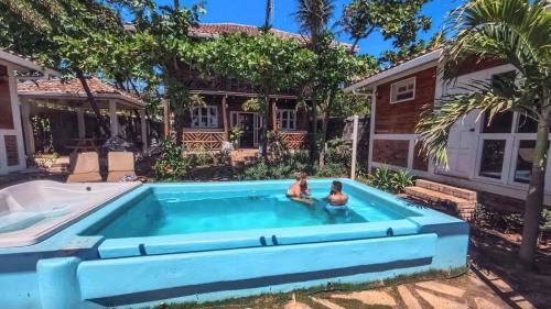 Pochomil House | 2 Casitas for 8 guests on Beach Front w Pool & AC