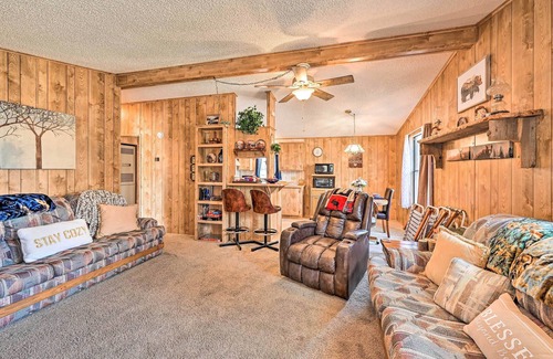 Happy Jack Cabin | 2 Decks, Grill & Wooded Views: Happy Jack Cabin