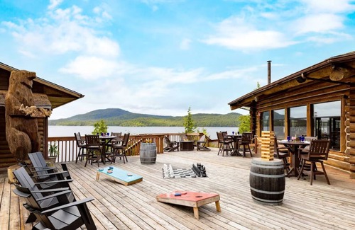 Ketchikan Hotel | 2 Double Rooms | Salmon Falls Resort | Outdoor Fire Pit by the Oceanfront