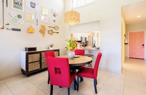 Palm Desert Condo | 2 Guest Rooms on Tee Box #2 in PVCC! Platinum membership; Tennis, Pickleball!