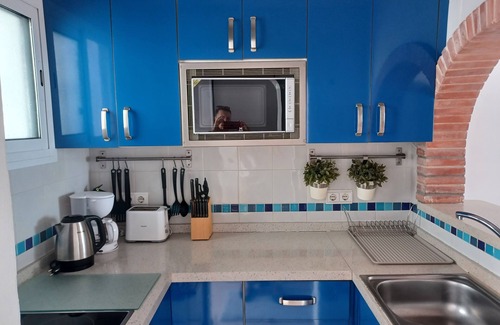 El Faro Villa | 2 House in front of the sea. With garden, swimming pools and powerful WI-FI. costabonita Spain