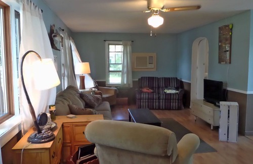 Elk Lake House | 2 Lakes! Pontoon available and Dogs welcome. 335' Lakeshore By Alexandria