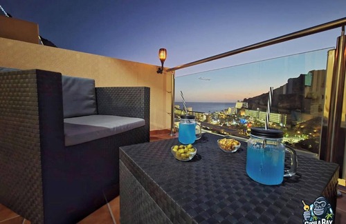 Taurito Apartment | 2 large terraces overlooking the sea and an amazing sunset