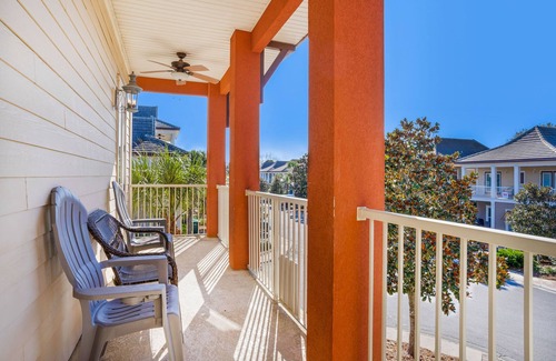 Villages of Crystal Beach House | ⭐2 Master Suites-Walk 2 Crystal Beach-Lagoon Pool-Hot Tub-4BR Tahitian Paradise
