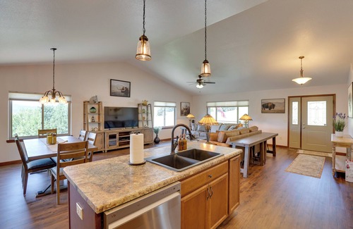 Sturgis House | 2 Mi to Downtown Sturgis: Quiet Ranch Home w/View