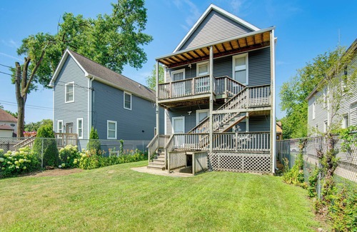 Essex Apartment | 2 Mi to South Shore Beach: Unit w/Balcony & Yard!