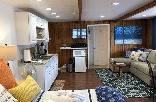 Seldovia Apartment | 2 night minimum on Waterfront Suite with private deck at boat harbor entrance