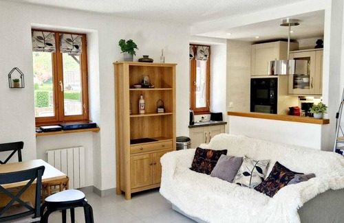 Morzine Apartment | 2 P garden apartment with terrace- Mountain view- close to the slopes