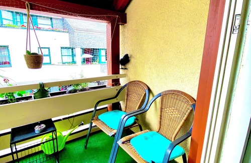 Coburg Apartment | 2-room on 70sqm and 2 floors in the center of Coburg with balcony