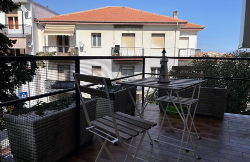 San Lorenzo al Mare Apartment | 200m from the beach, partial sea view, one bedroom apartment with 4 beds