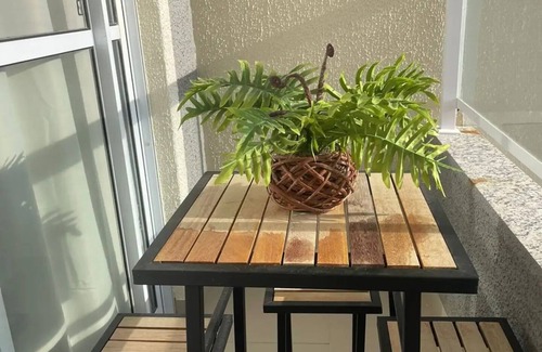 Ponta de Campina Apartment | (208)Luxury apartment with balcony 2 bedrooms 1km from the sea