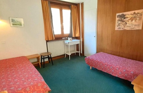 Aime Apartment | 20m from resort center, 2nd floor, view ski slopes, balcony, tv, 45m², La Plagne