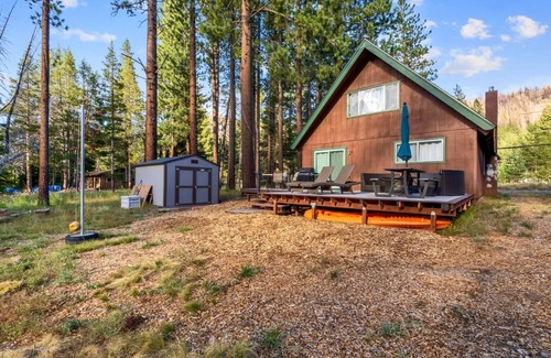 Christmas Valley Ski Chalet | 2782B River Chalet - River Front Chalet, quiet location. AC, great setting