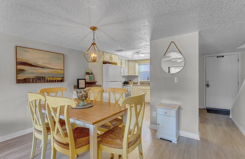 Avon By The Sea Condo | 2BR Beachfront Condo W/Pool BBQ Steps To Dining, Shopping Pier & More!