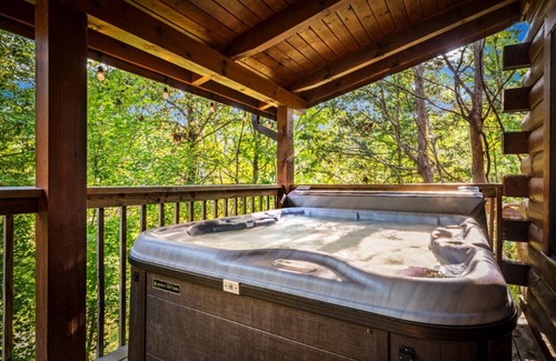 Sevierville Apartment | 2BR Cabin w/Lake Access*Hot Tub*Game Room*Pets!