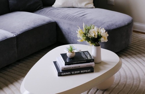 Irving Park East Apartment | 2BR Fitness Pad Private Gym Sleeps 7
