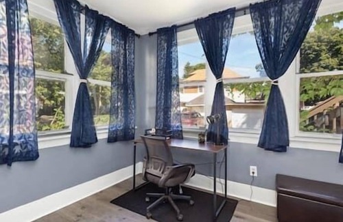 Aurora Apartment | 2BR+Office Apt. Near Metra, I-88 & Naperville