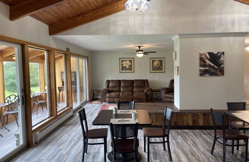 Wellsboro Cabin | 2BR Suite w/Shared Game Room Near Trails + Town